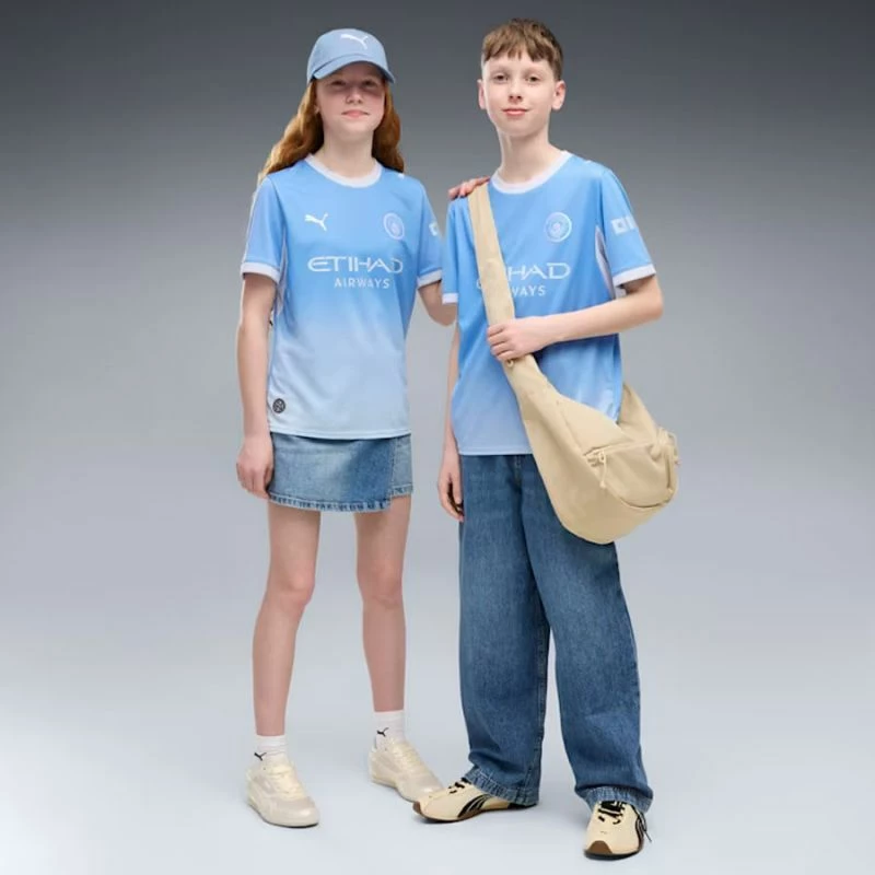 Fanellë futbolli për fëmijë Puma Manchester City 2026/27 Home Replica Jr 784329-01 [Madhësia: 140 cm]
