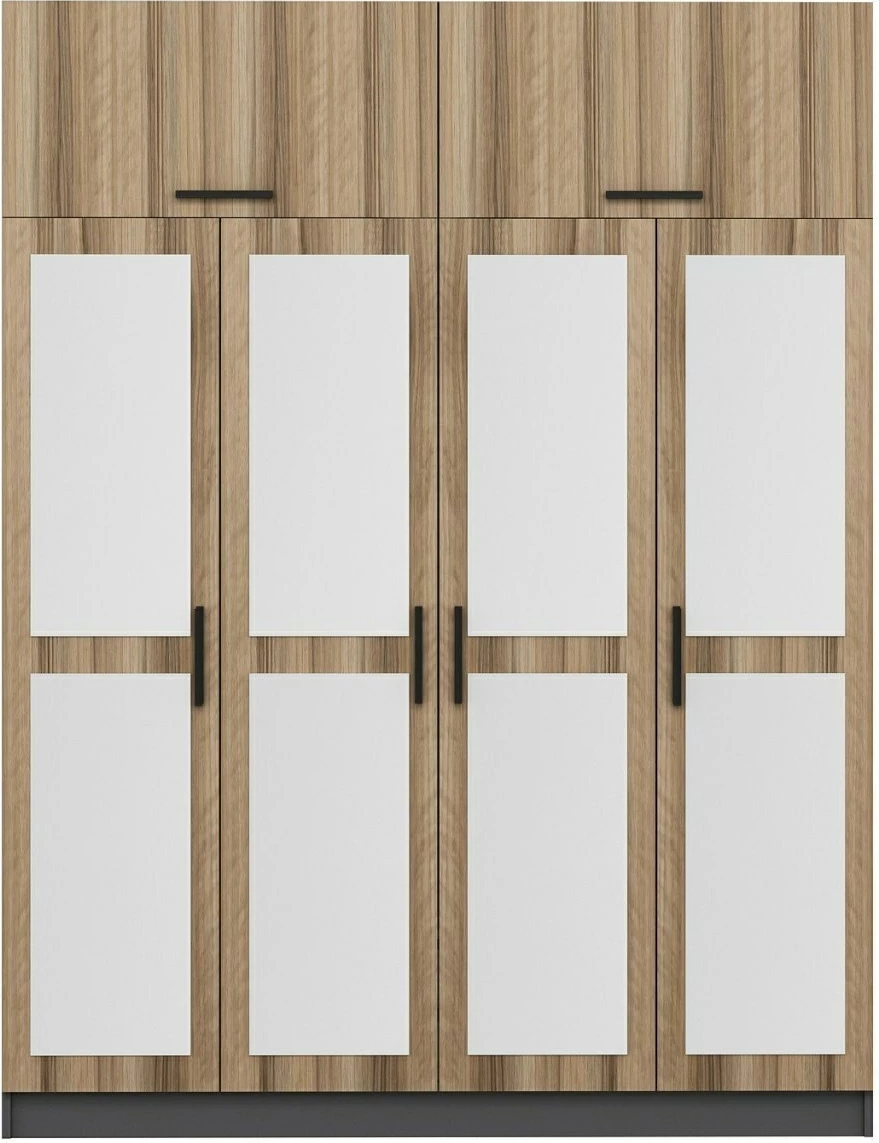 Dollap garderobe, ngjyrë dore, Skye Decor, 180x255x52 cm