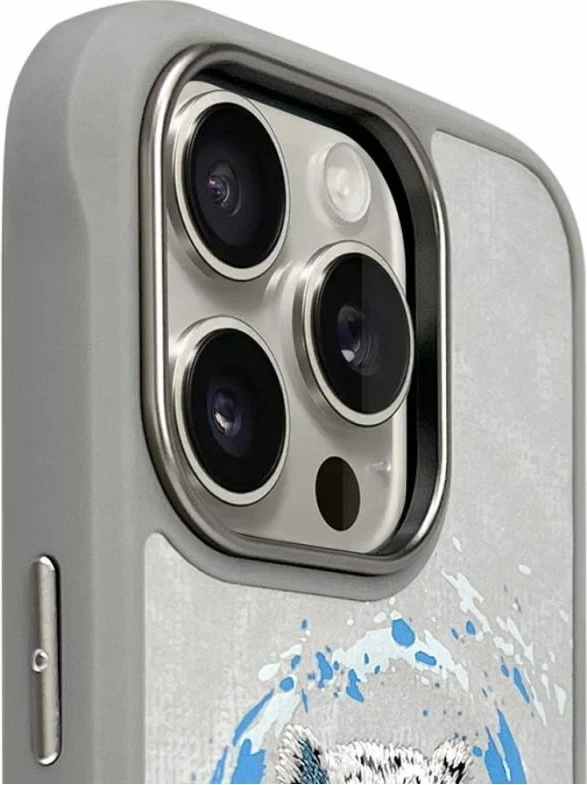 Kapak MagSafe Nimmy Pantera për iPhone 16 Pro, gri
