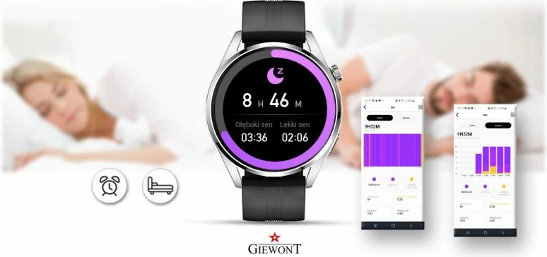 Smartwatch Giewont për meshkuj, argjendi