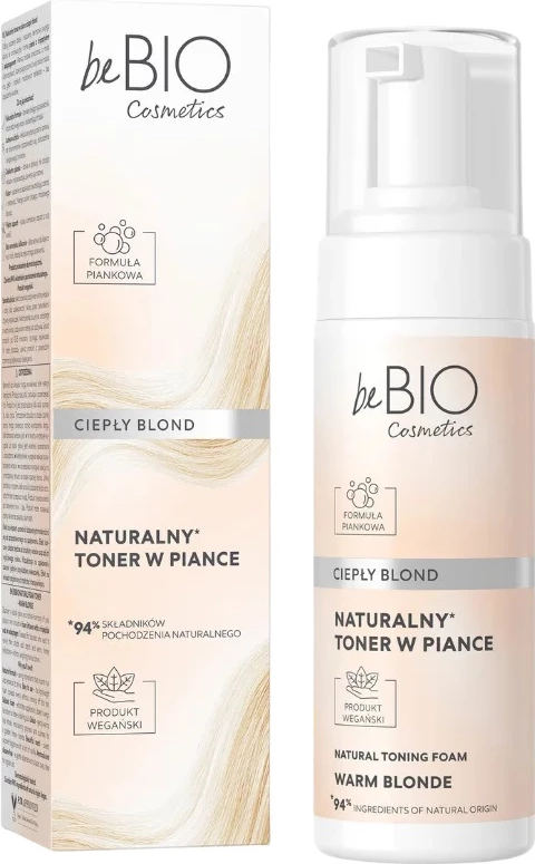 Toner për flokë BeBio Ewa Chodakowska Ciepły Blond unisex 120ml