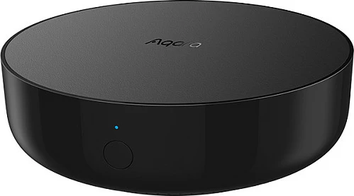 Hub smart home Aqara Hub M2 HM2-G01, ZigBee 3.0, Wi‑Fi/Ethernet, Bluetooth, IR, Black