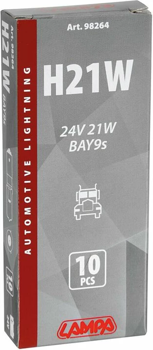 Lampa H21w 24v 21w Bay9s Lampa  Kuti