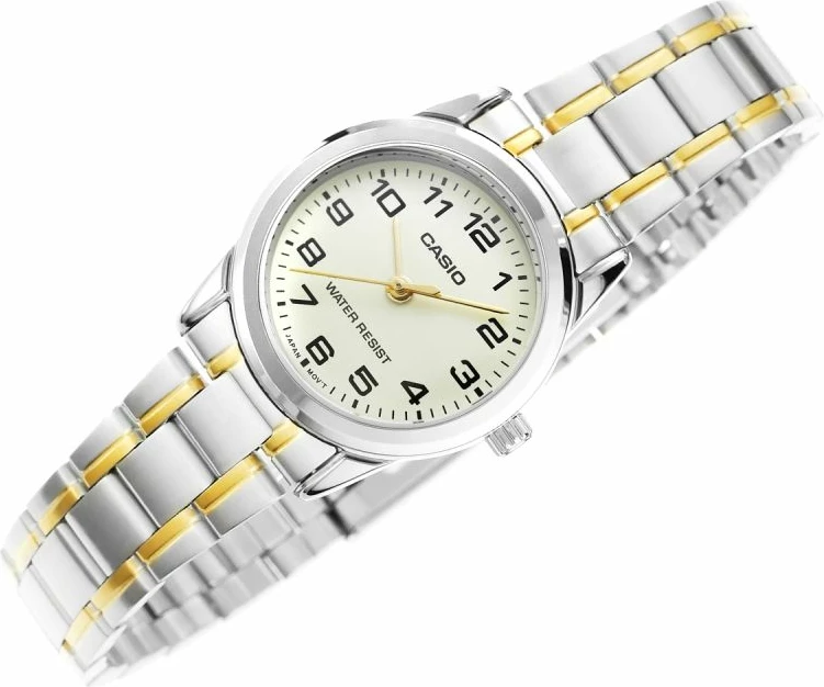 Orë dore për femra Casio, argjend e ar