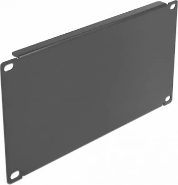 Panel i verbër DeLOCK për kabinet rrjeti 10", 3U, metal, i zi