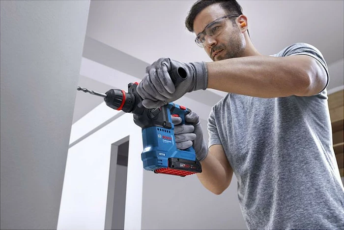 Çekiç shpues me bateri Bosch Professional GBH 18V-18 X, SDS Plus, 18V, blu