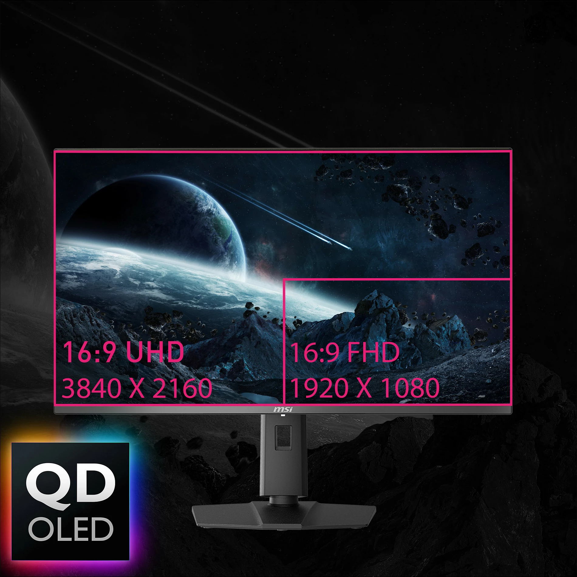 Monitor MSI MPG 321URXDE, 31.5", 4K UHD, QD-OLED, 240Hz, USB-C, i zi