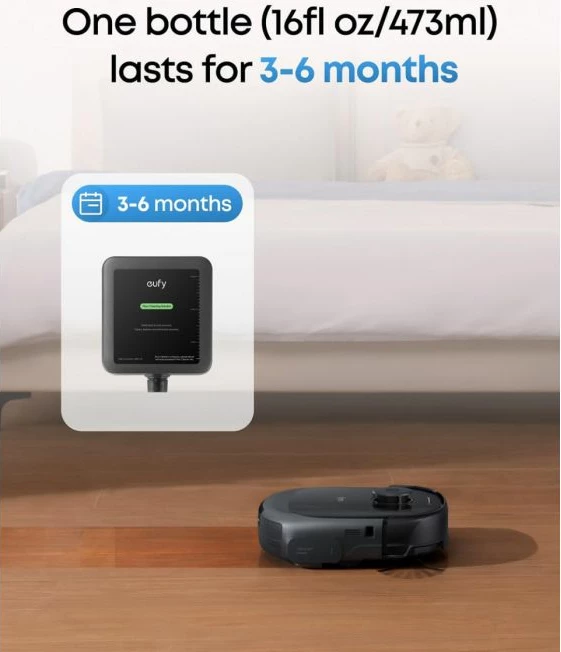 Solucion për pastrim dyshemeje eufy T291HA11 për Robot Vacuum Omni E25, 600 ml