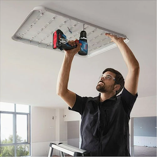 Shpuese/vidhosëse me bateri Bosch Professional GSB 18V-65, 18V, solo, blu