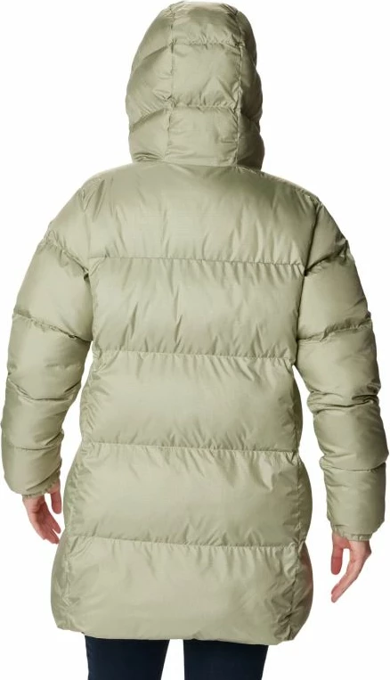 Jakne Columbia Puffect për femra, ngjyrë jeshile