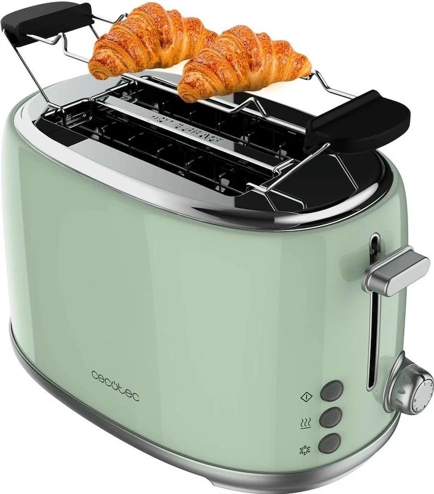 Tostier Cecotec Toast&Taste 1000 Retro Double, i gjelbër