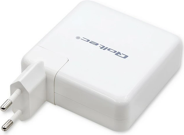 Mbushës muri Qoltec 96W, USB Type-C PD, i bardhë