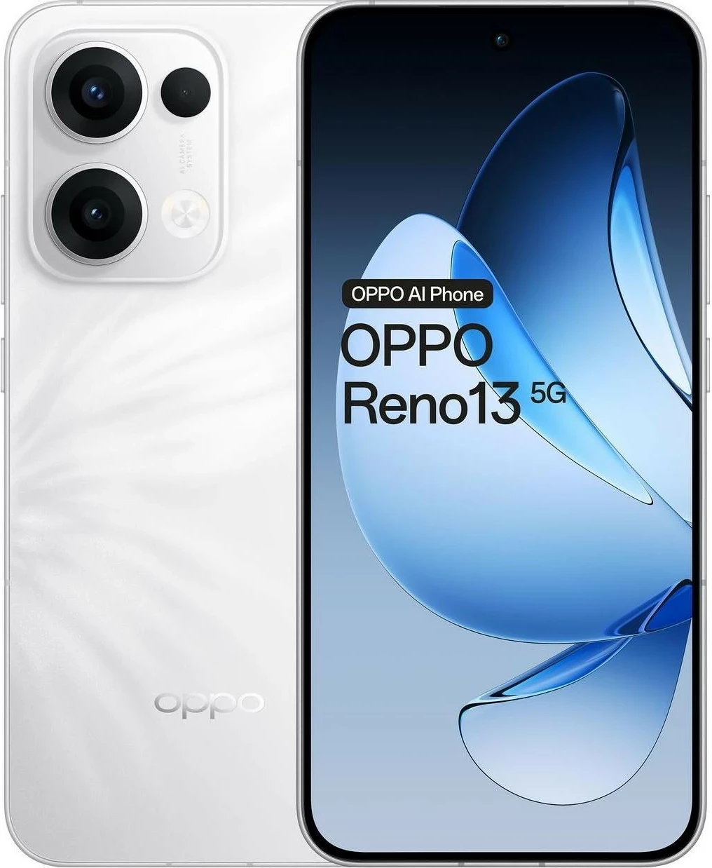 Celular OPPO Reno 13 5G, 12/256GB, i bardhë