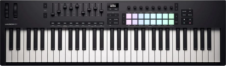 Tastierë MIDI Novation Launchkey 61 MK4, 61 taste, e bardhë