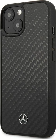 Mbështjellës Mercedes MEHCP13SRCABK për iPhone 13 mini 5.4", karbon, zi