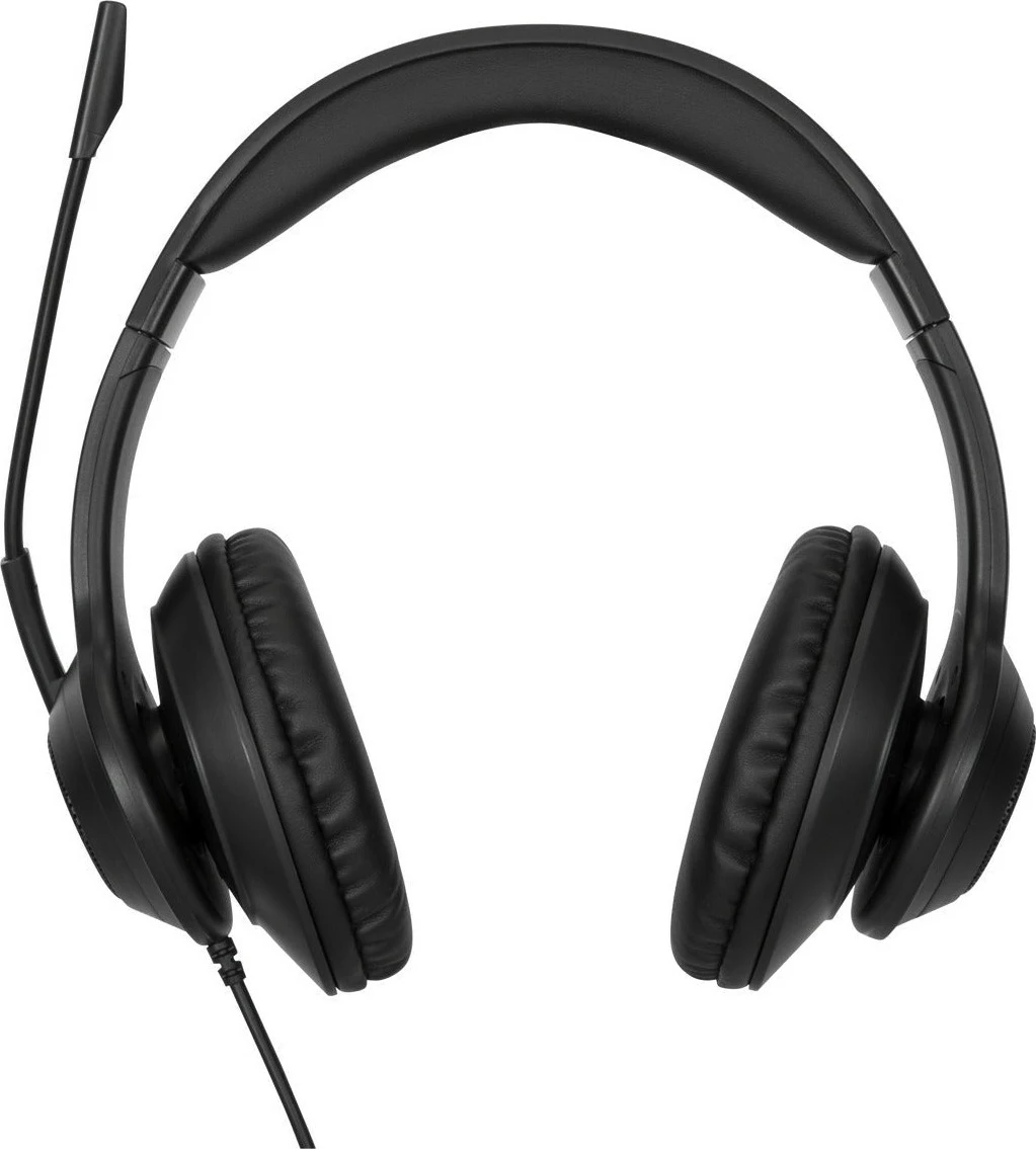 Kufje me tela Targus Wired Stereo Headset, USB, mikrofon boom, e zezë