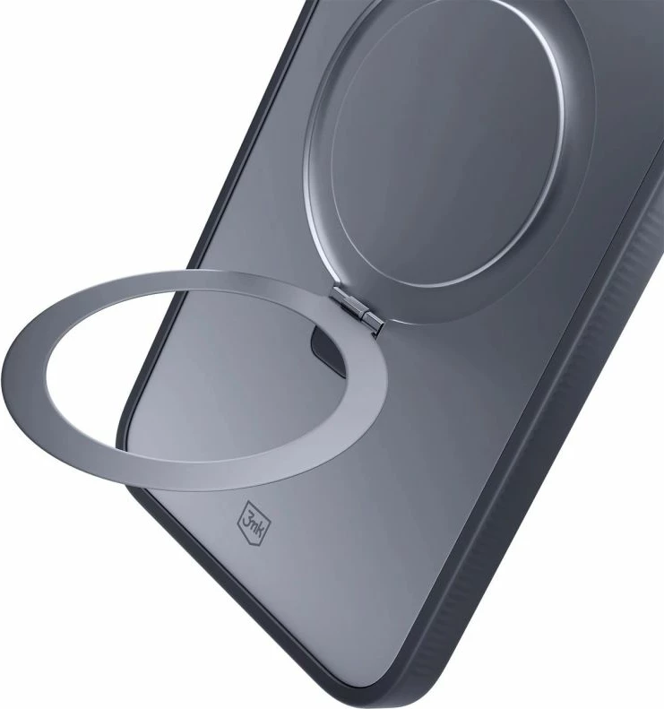 Mbrojtëse telefoni 3mk Smoke Case Mag&Stand për iPhone 16E, e zezë