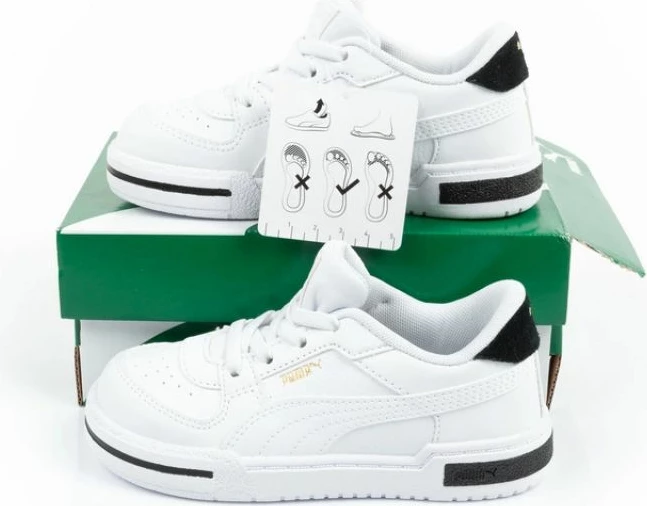 Atlete për fëmijë Puma, të bardha