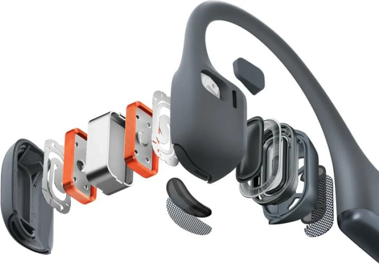 Kufje sportive Shokz OpenRun Pro 2 S820-ST-BK wireless open-ear, 12 orë bateri, USB-C, IP55, zi