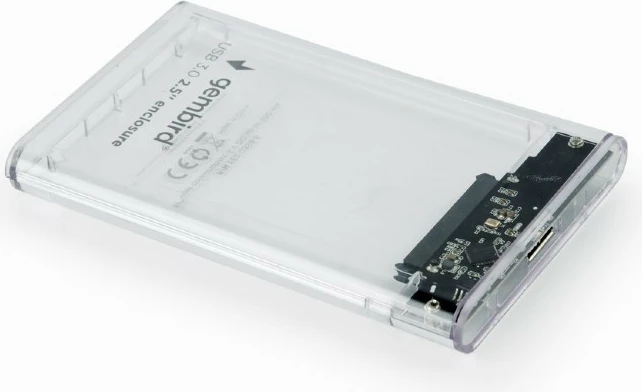 Kasë e jashtme Gembird EE2-U3S9-6 për hard disk 2.5", USB 3.0, Transparent