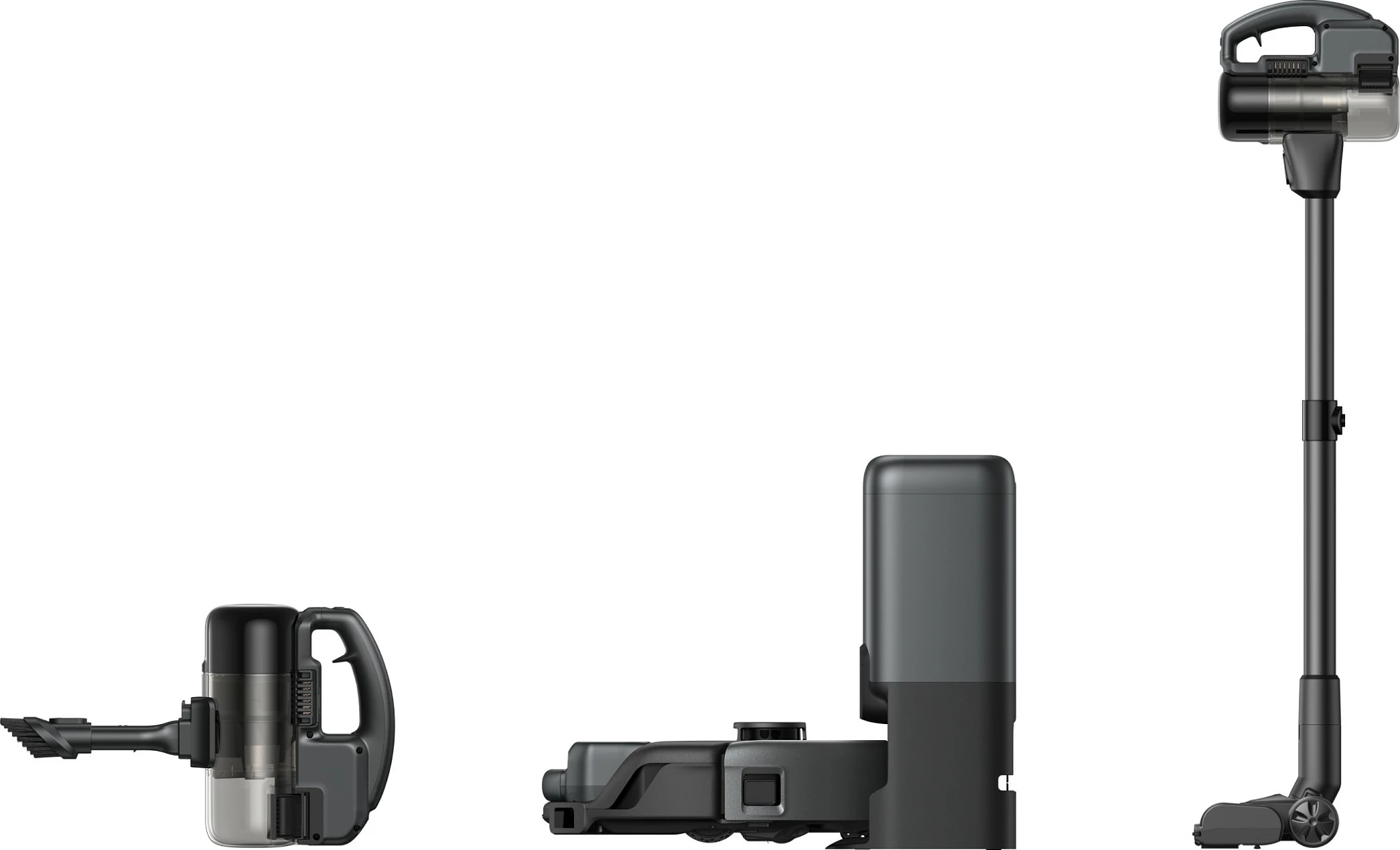 Robot fshesë EUFY E20, 8000Pa, me mop dhe stacion me qese pluhuri, Wi‑Fi, e zezë
