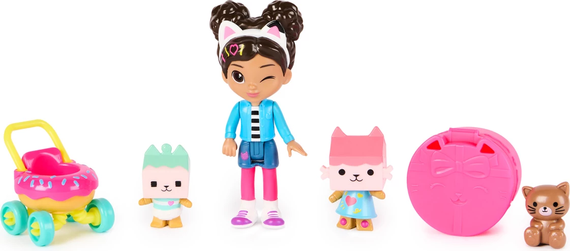Gabby’s Dollhouse – Set Figurash Kujdesi për Macet