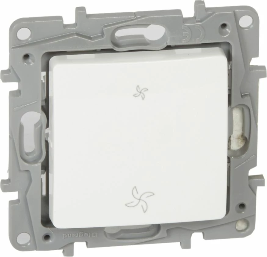 Ndërprerës kontrolli ventilimi Legrand Niloe 664791 10A/250VA IP20 i bardhë