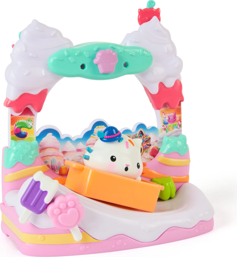 Gabby's Dollhouse Cakey Cat's Sweet Treat Balcony Playset The Movie