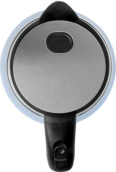 Çajnik elektrik Lafe Essential Glass, 1.7L, xham, argjendtë