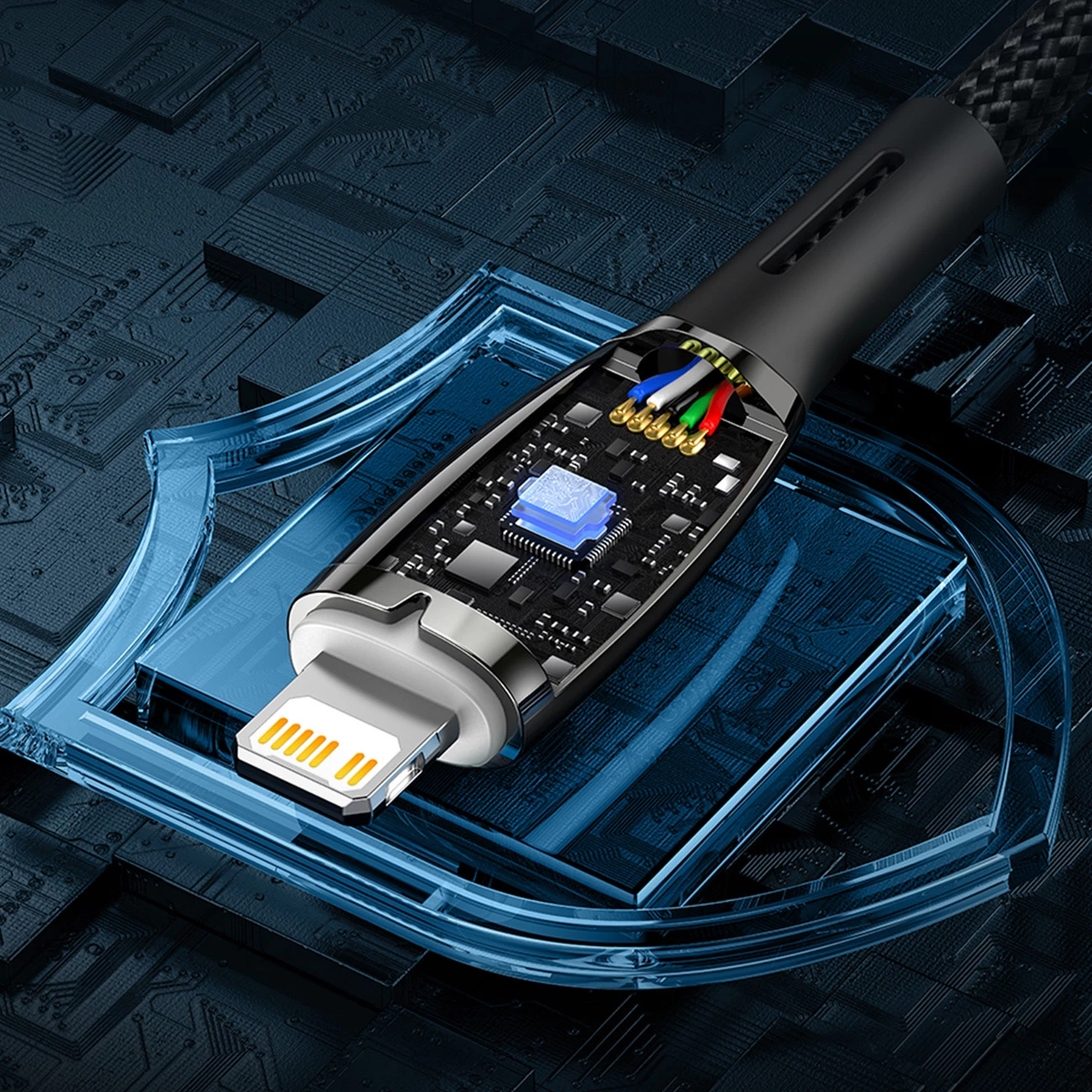 Kabllo USB-C Baseus CADH000802, 2m, 100W, 5A, e bardhë
