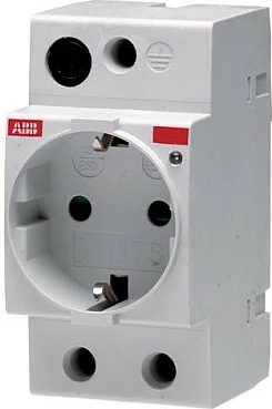 Prizë elektrike ABB M1175 E211 1175 R0001, Type F (Schuko), gri