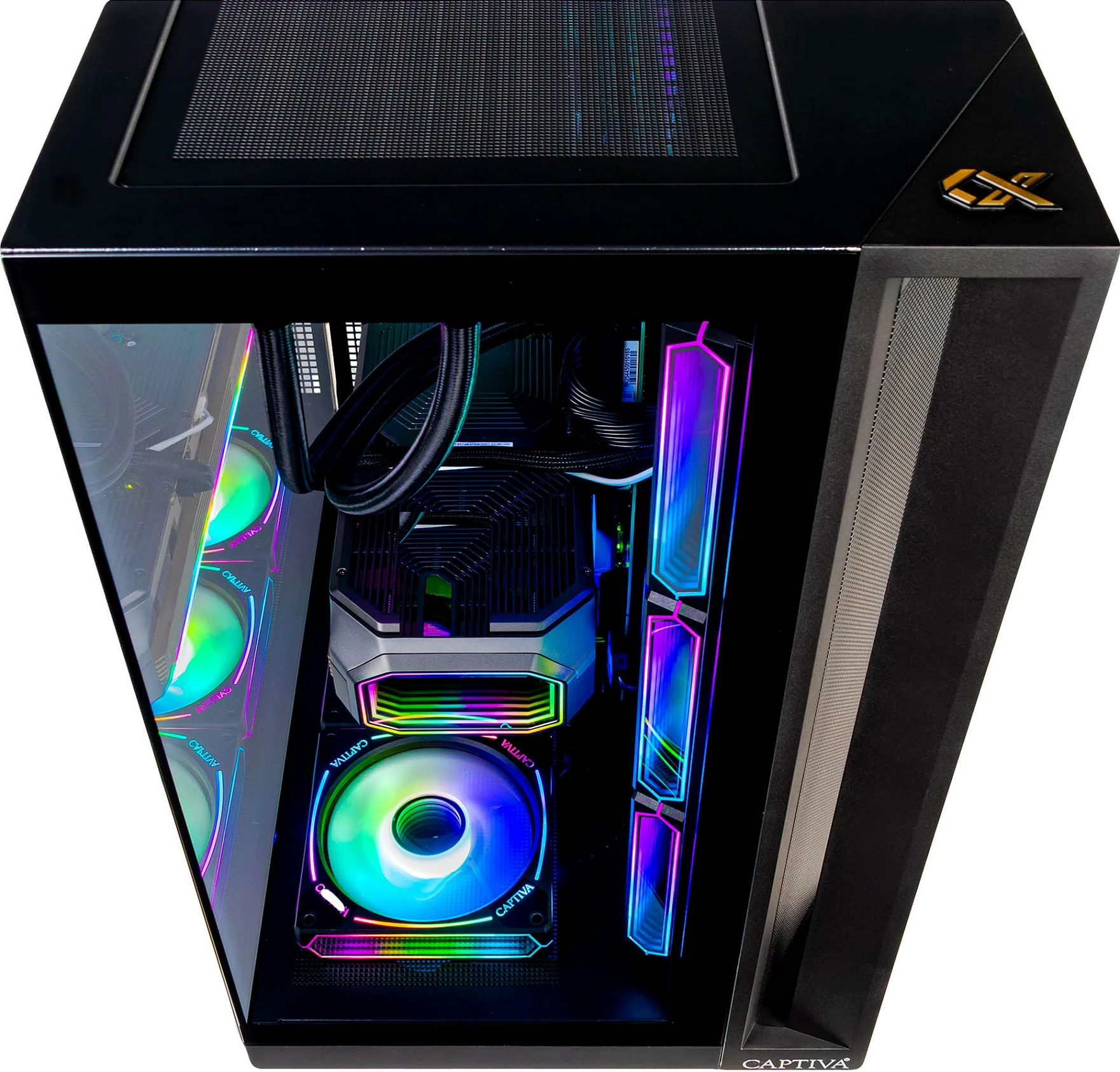 Kompjuter Captiva Highend Gaming I10-2668 CU7 270K Plus, 32GB RAM Memorje, 1TB SSD, GeForce RTX 5070 Ti, Windows 11 Home