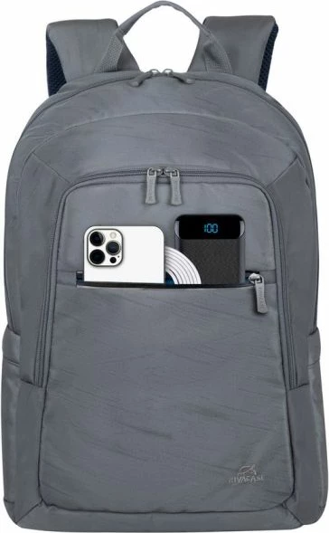 Çantë shpine për laptop RivaCase ECO 7561 15.6", gri