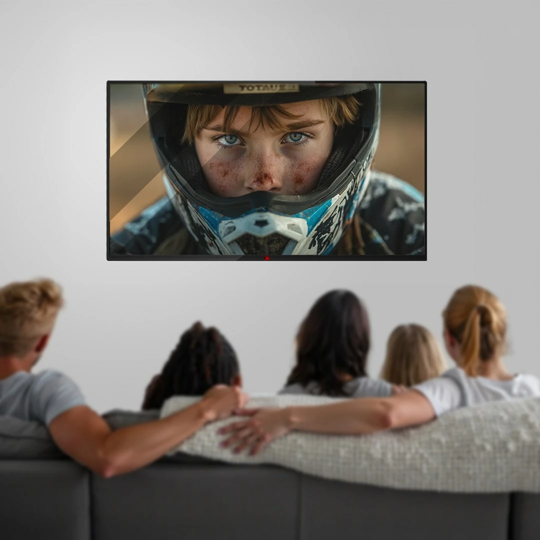 Mbajtës muri ultra i hollë për TV Maclean MC-123, për 40-85", max VESA 600x400, deri 80kg, i zi