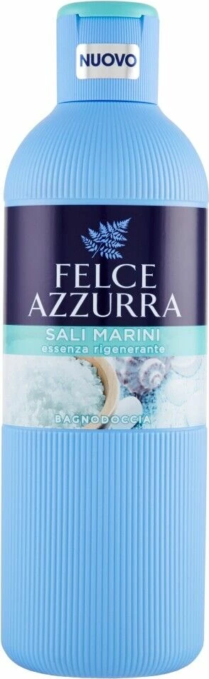 Xhel për trup Felce Azzurra Sea Salts për femra 650ml