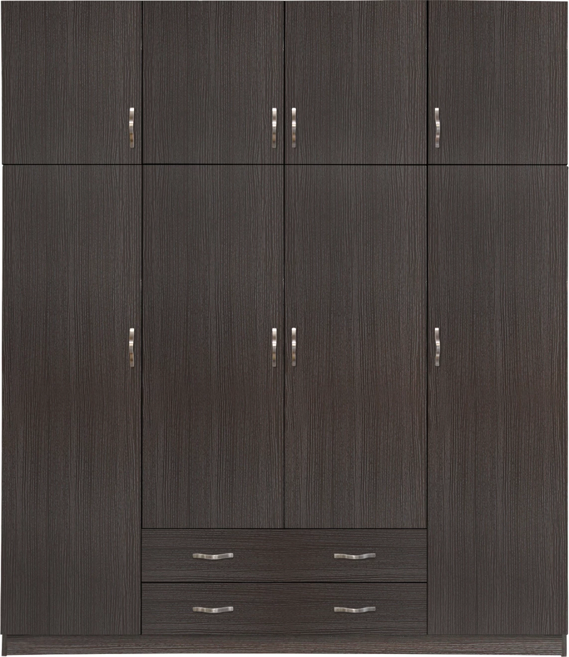 Dollap 4 dyer me loft 200x240x55.5 dhe 2 sirtarë zebrano