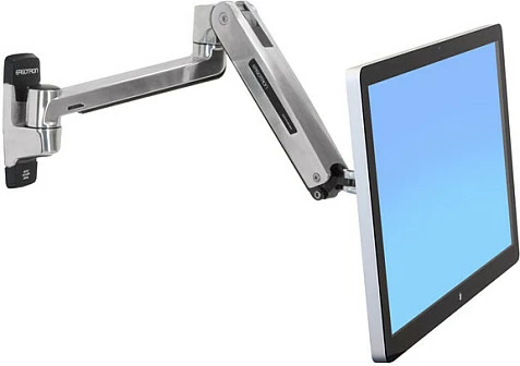Krah muri për monitor/TV Ergotron LX HD Sit-Stand, deri 46", VESA 75x75-400x400, 13.6 kg, argjendtë