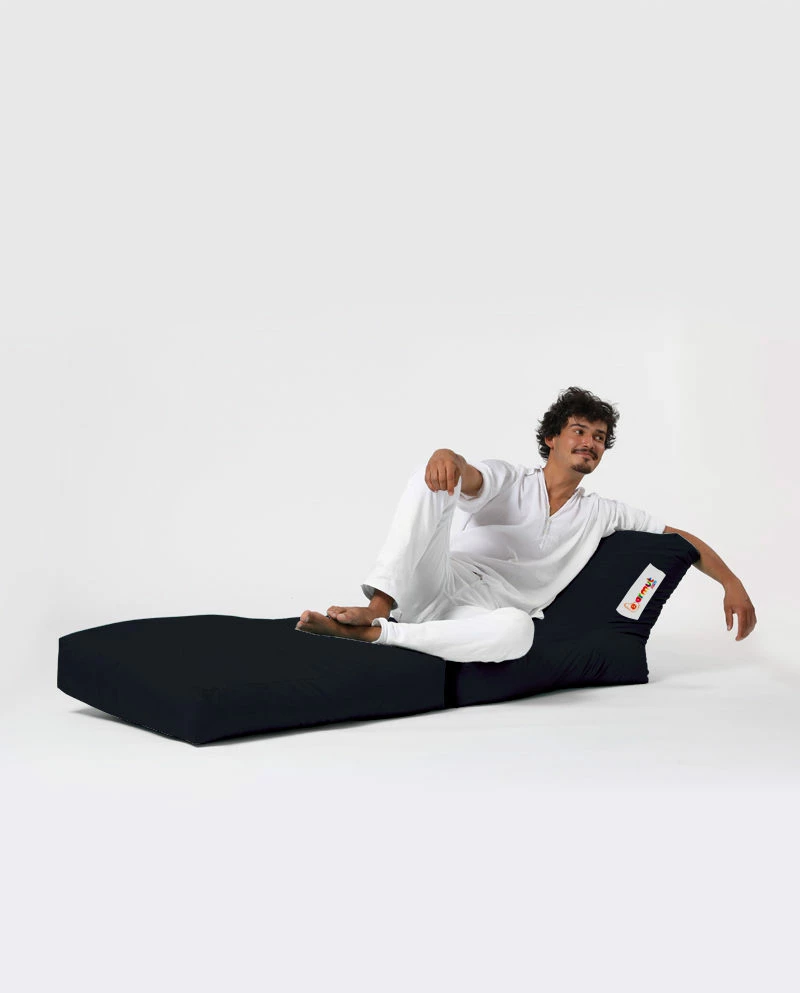 Puf për kopsht, Atelier del Sofa, Siesta Sofa Bed, ngjyrë e zezë