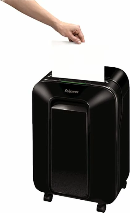 Makinë për shkatërrim dokumentesh Fellowes Powershred LX201, micro-cut DIN P-5, 12 fletë, kosh 22L, E zezë