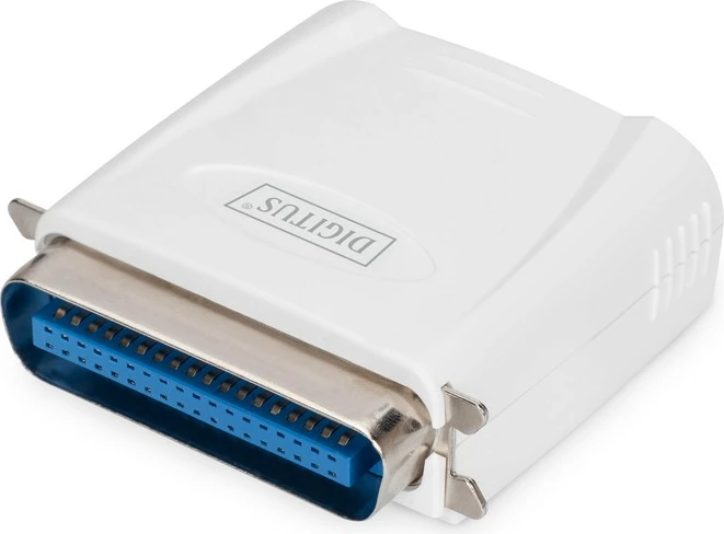 Server printimi Digitus DN-13001-1, 1 portë, 1xLPT, 1xRJ-45, i bardhë