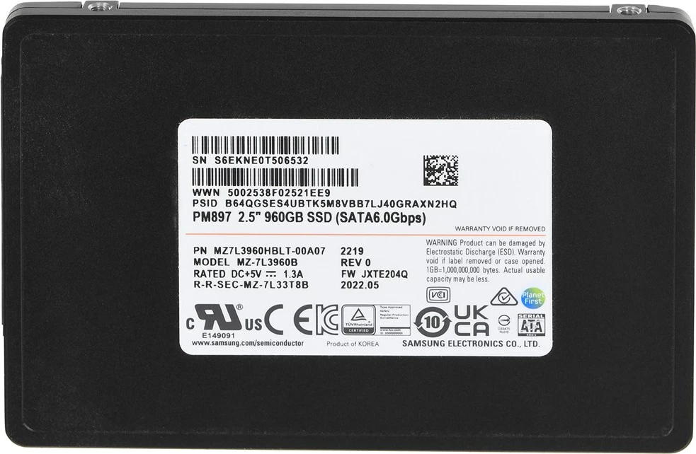 Disk SSD Samsung MP897, 2.5", 960GB