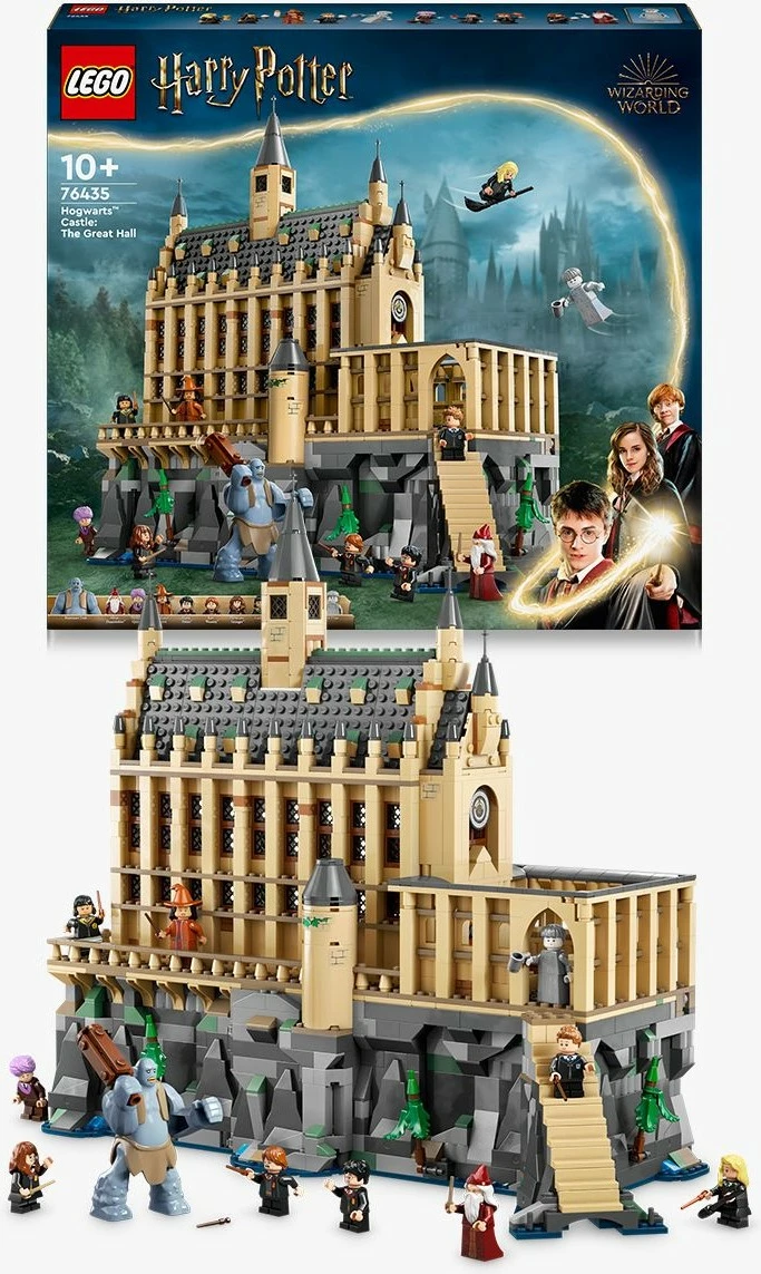 Set ndërtimi LEGO Hogwarts™ Castle: The Great Hall, 1732 pjesë, plastikë, 2.92 kg