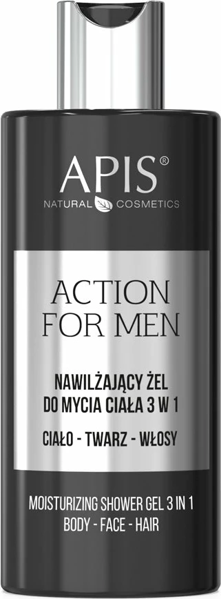 Xhel dushi 3-në-1 për meshkuj APIS Action For Men 300ml