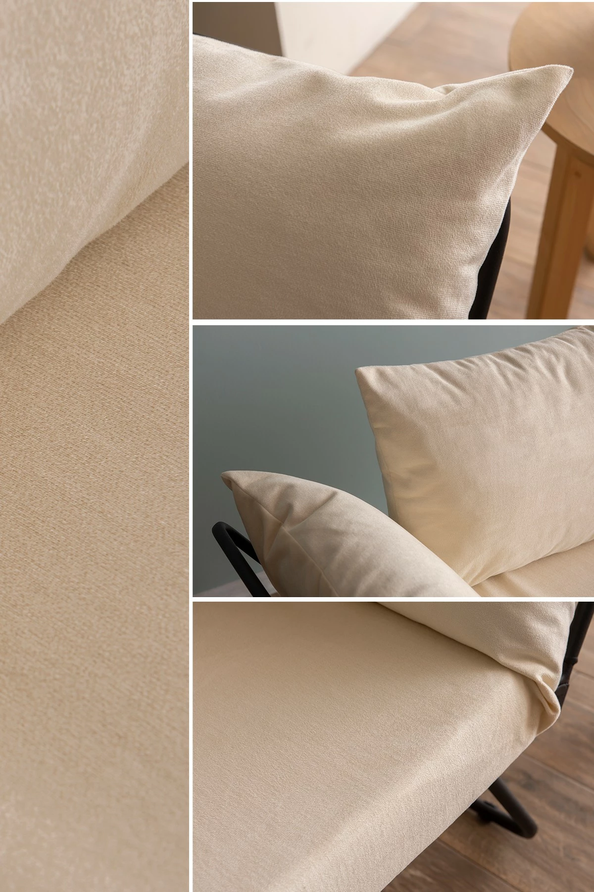 Divan-krevat dy ulëshe, Atelier del Sofa, Viper, ngjyrë krem e çelët
