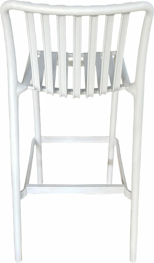 Karrige për bar, ngjyrë e bardhë, 47x38x103.5 cm