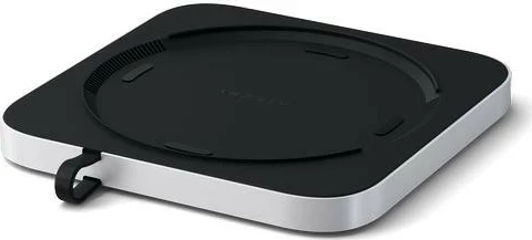 Stand dhe Hub Satechi për Mac Mini/Studio, 1x USB-C 3.2, 1x USB-A 3.2, 2x USB-A 3.0, 3.5mm jack, port micro/SD, NVMe/M.2 SATA SSD