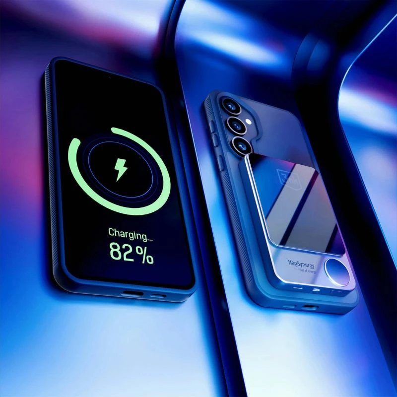 Kapak telefoni 3mk Smoke MagCase Samsung Galaxy S25, i zi
