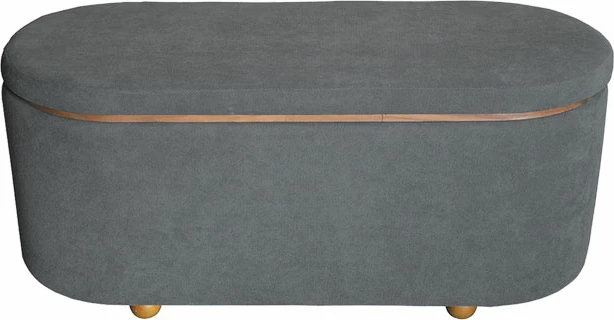 Set dy karrige-trunk, kadife, ngjyrë gri e errët dhe qymyr