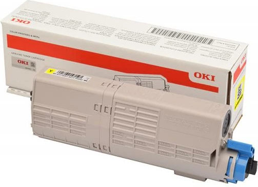 Toner Oki 46490605 për C532/MC573, 6,000 faqe A4 ISO/IEC 19798, e verdhë