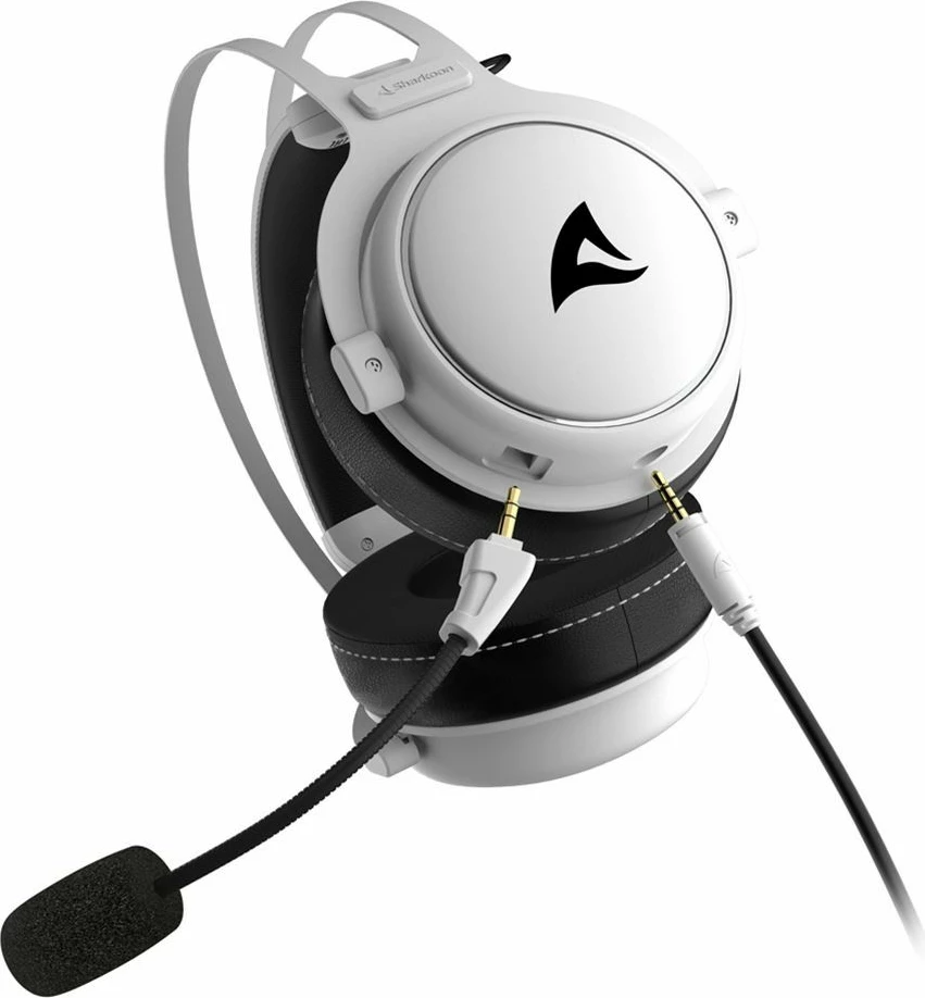 Kufje Sharkoon Skiller SGH50, Wired, Gaming, 10 - 40000 Hz, Black, White